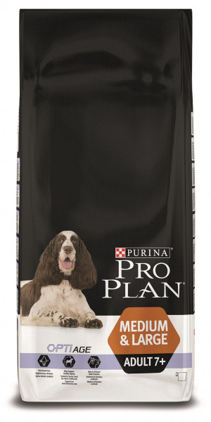 PRO PLAN Medium&Large Adult Dog 7+ OptiAge vidējo un lielo sugu suņiem 14 kg