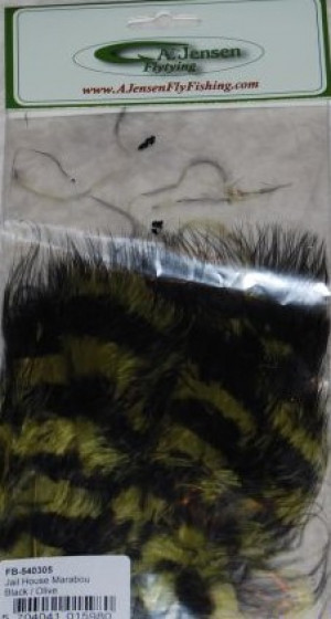 A.Jensen Jail House Marabou - black/olive