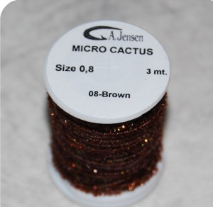 A. Jensen Micro-Cactus Chenille 0.8mm - brown
