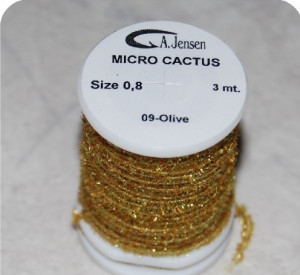 A. Jensen Micro-Cactus Chenille 0.8mm - olive