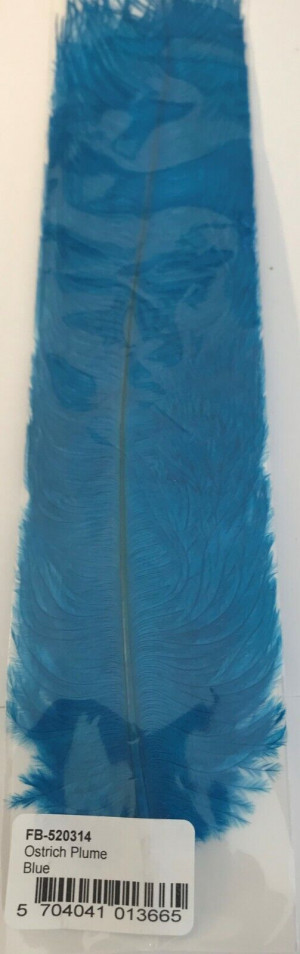 A.Jensen Ostrich Plume - blue