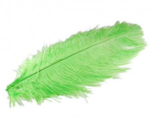 A.Jensen Ostrich Plume - chartreuse