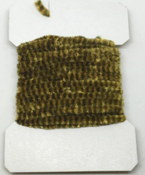 A. Jensen Variegated Chenille - dark olive/ yellow