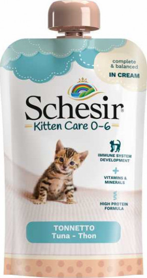 Schesir Kitten Care Cream Tuna, 150g