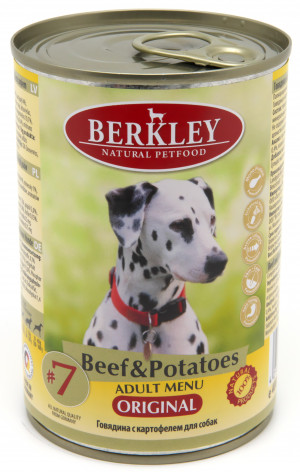 Berkley - Beef and potatoes with linseed oil 6x400g Cena norādīta par 1 gb. un ir spēkā pasūtot 6 gb.