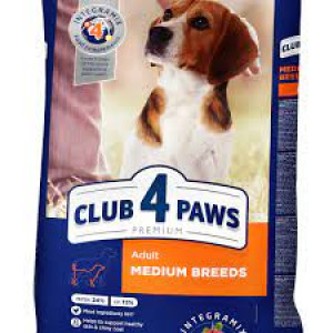 Club4paws Medium Breed 14kg x2 /Cena norādīta par 1 iepakojumu, un ir spēkā pērkot 2 iepakojumus