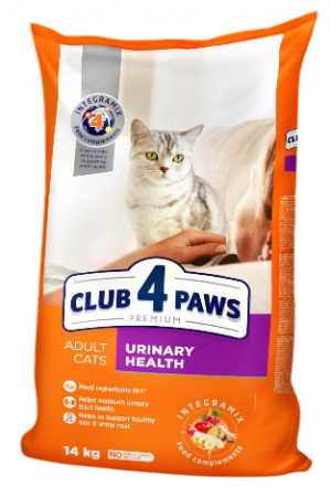 Club4paws Urinary Health 14kg x2 /Cena norādīta par 1 iepakojumu, un ir spēkā pērkot 2 iepakojumus