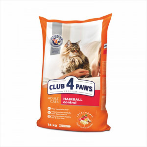 Club4paws Hairball 14kg x2 /Cena norādīta par 1 iepakojumu, un ir spēkā pērkot 2 iepakojumus