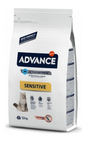 ADVANCE CAT ADULT SALMON SENSITIVE  - Lasis 1.5kg