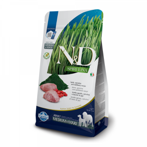 Farmina N&D DOG SPIRULINA LAMB WOFLBERRY ADULT MEDIUM MAXI 7KG