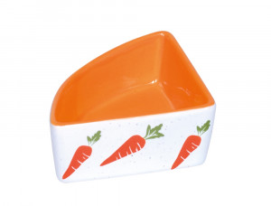 NOBBY Carrots - stūra bļoda grauzējiem 0.10l