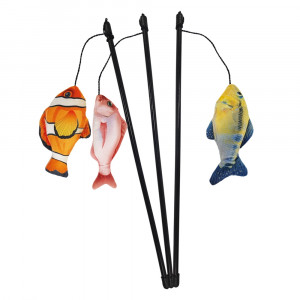 Nobby kociņš ar peli 45cm - rotaļlieta kaķiem