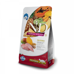 FARMINA NATURAL & DELICIOUS CAT TROPICAL SELECTION CHICKEN NEUTERED 1.5kg