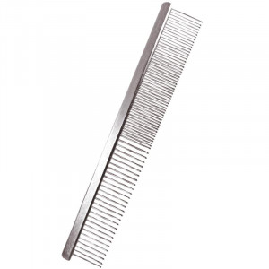 Groom Professional Chrome Fine/Coarse ķemme - 19 cm