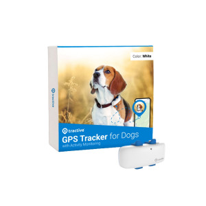 Tractive GPS White - balts