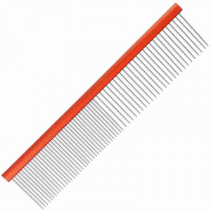 Groom Professional Spectrum Comb 50/50 Orange ķemme - 19 cm