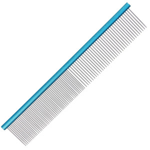 Groom Professional Spectrum Comb 50/50 Gaiši zila ķemme - 19 cm