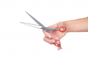 Show Tech Ergo Handle 19cm - 7,5" Straight - šķēres