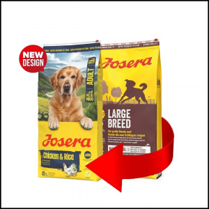 Josera Adult with Chicken&Rice (Large Breed)d 2x12.5kg CENA NORĀDĪTA PAR 1GB