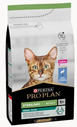 PRO PLAN ORIGINAL Cat Sterilised  - sausā barība kastrētiem/sterilizētiem kaķiem ar trusi 1.5kg