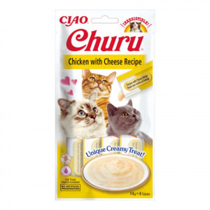 Inaba Churu Cat Chicken/Cheese Recipe 4x14g