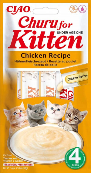 Inaba Churu Kitten Chicken Recipe 4x14g