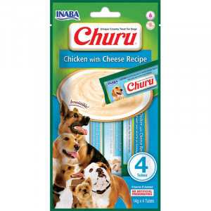 Inaba Churu Dog Chicken/Cheese Recipe 4x14g