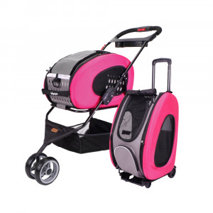 Innopet Pet EVA 5 in 1 stroller - rozā