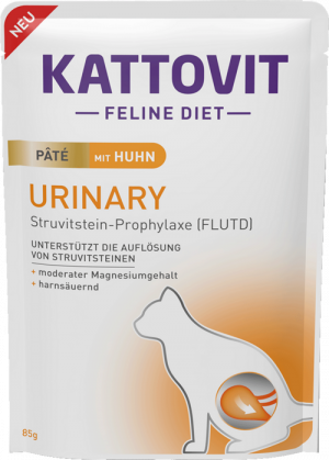 Kattovit Urinary Pâté with chicken 10x85g CENA NORĀDĪTA PAR 1GB