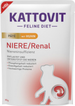 KATTOVIT Renal Pate Huhn 85g