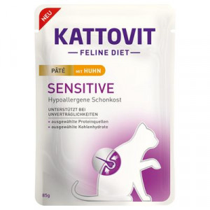 KATTOVIT Sensitive Pate Huhn 85g