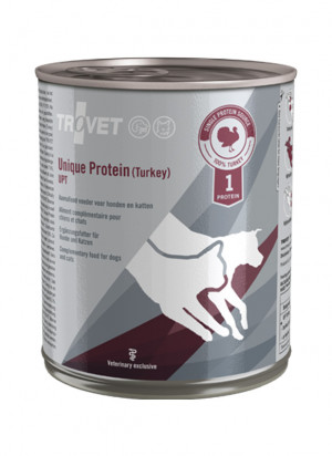 TROVET Unique Protein Dog, Cat /UPT - konservi suņiem un kaķiem 800g