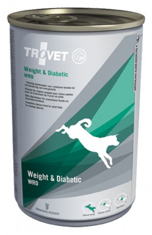 TROVET Weight & Diabetic WRD 6x400g CENA NORĀDĪTA PAR 1GB