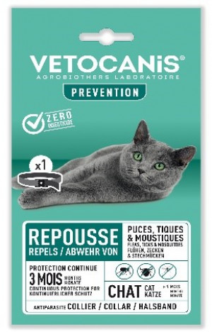 VETOCANIS pretinsektu repelenta kakla siksna 35cm