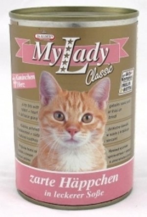 My Lady Classic konservi kaķiem trusis, sirds sulīgie gabaliņi 0.400 кg x 6