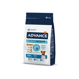 Advance Dog Mini Adult sausā barība suņiem 1.5kg