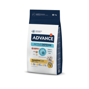 ADVANCE DOG MINI ADULT SENSITIVE sausā barība suņiem 7kg