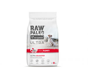 RAW PALEO ULTRA MINI PUPPY - ar liellopu 8kg