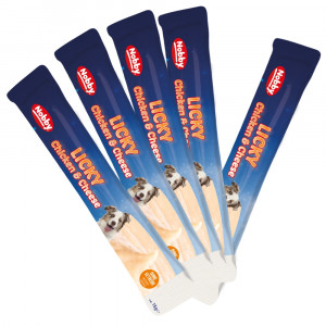 Nobby Krēms suņiem StarSnack LICKY Chicken&Cheese  - ar vistu un sieru