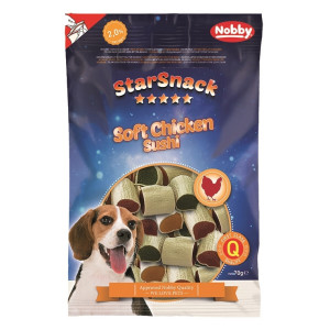 Nobby StarSnack Soft Chicken Sushi 70g