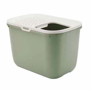 Nobby "HOP IN" slēgta tualete kaķiem botanical green