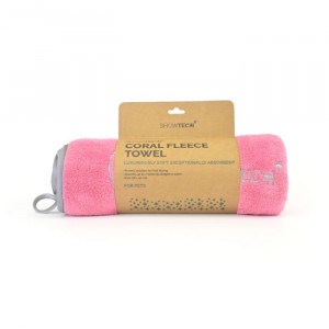 Show Tech Coral Fleece Towel Candy Pink 56x90cm