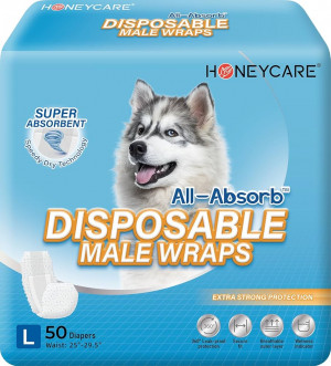 Honeycare Male Dog Diaper L 50gab.