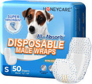 Honeycare Male Dog Diaper S 50gab.