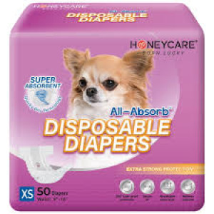 Honeycare Male&Female Dog Diaper XS 50gab.