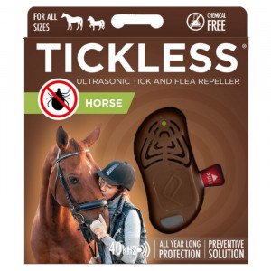 Tickless Horse Ultraskaņas repelenta ierīce - brūna