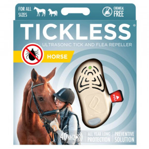 Tickless Horse Ultraskaņas repelenta ierīce - bēša