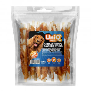 Uniq Pets Vistas gaļa, uztīta uz liellopa gaļas kociņa 500g