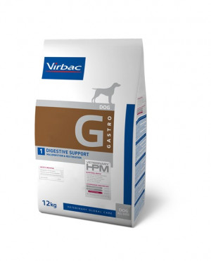 VIRBAC HPMD DIET DOG DIGESTIVE SUPPORT - sausā barība suņiem 12kg