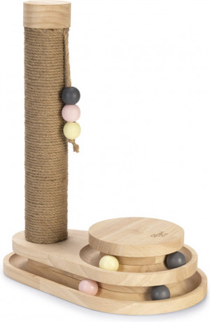 Nagu skrāpis Inez 38x24.5x47.5cm koks - brūns